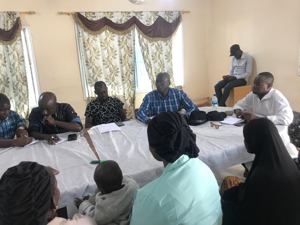 Bwiam Hospital staff audience